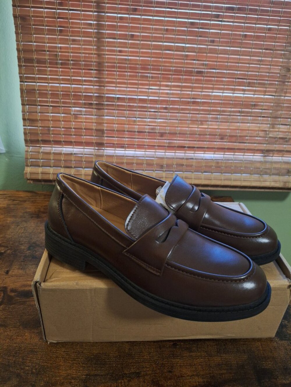 QJN Women's Loafers (Brown) Size 10 NWT